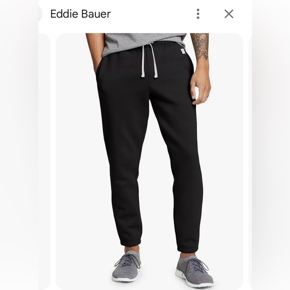 EDDIE BAUER MENS CAMP FLEECE JOGGER PANTS - Picture 1 of 12